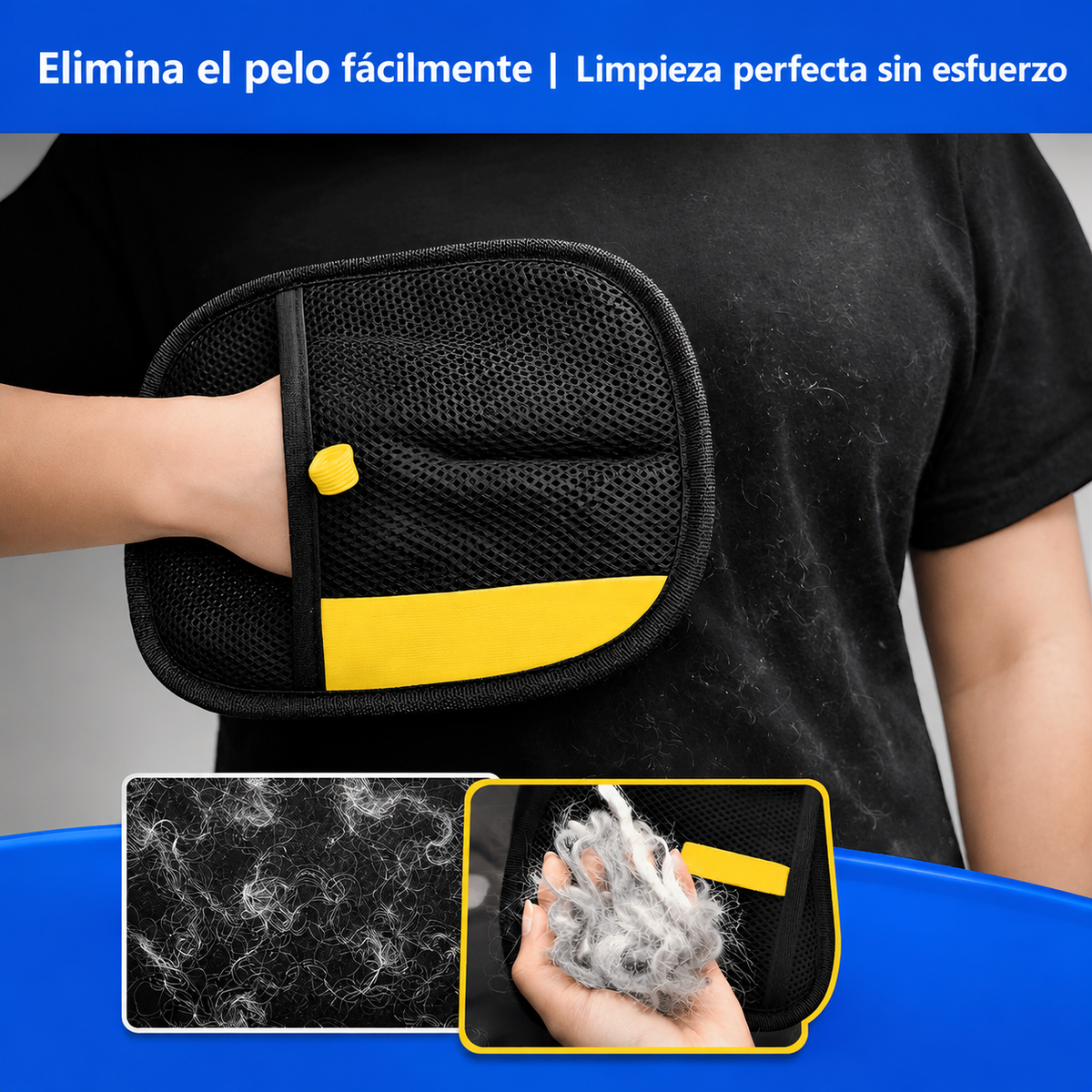 Guante Quita Pelos Reutilizable - De Nucora